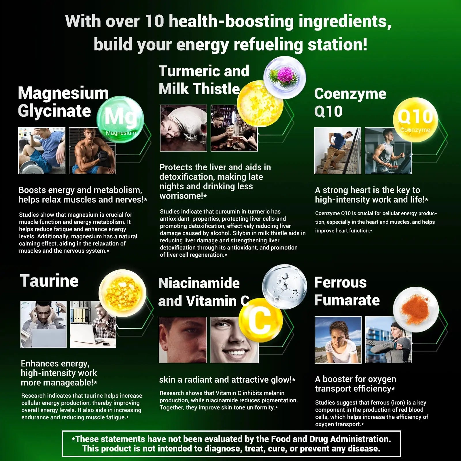 High-Absorption Magnesium Glycinate-Boost Energy for men DrBioCare