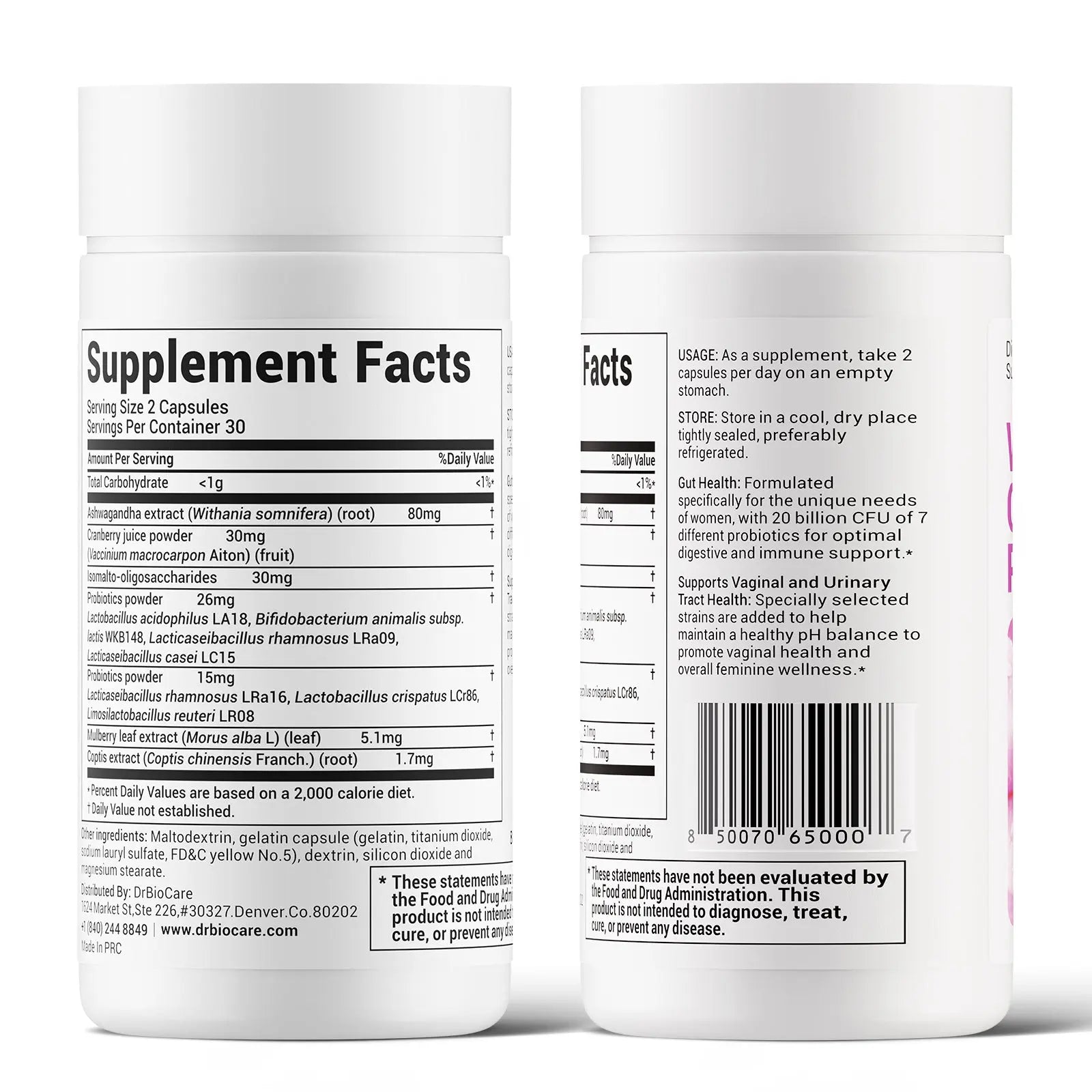 Women's complex probiotics DrBioCare